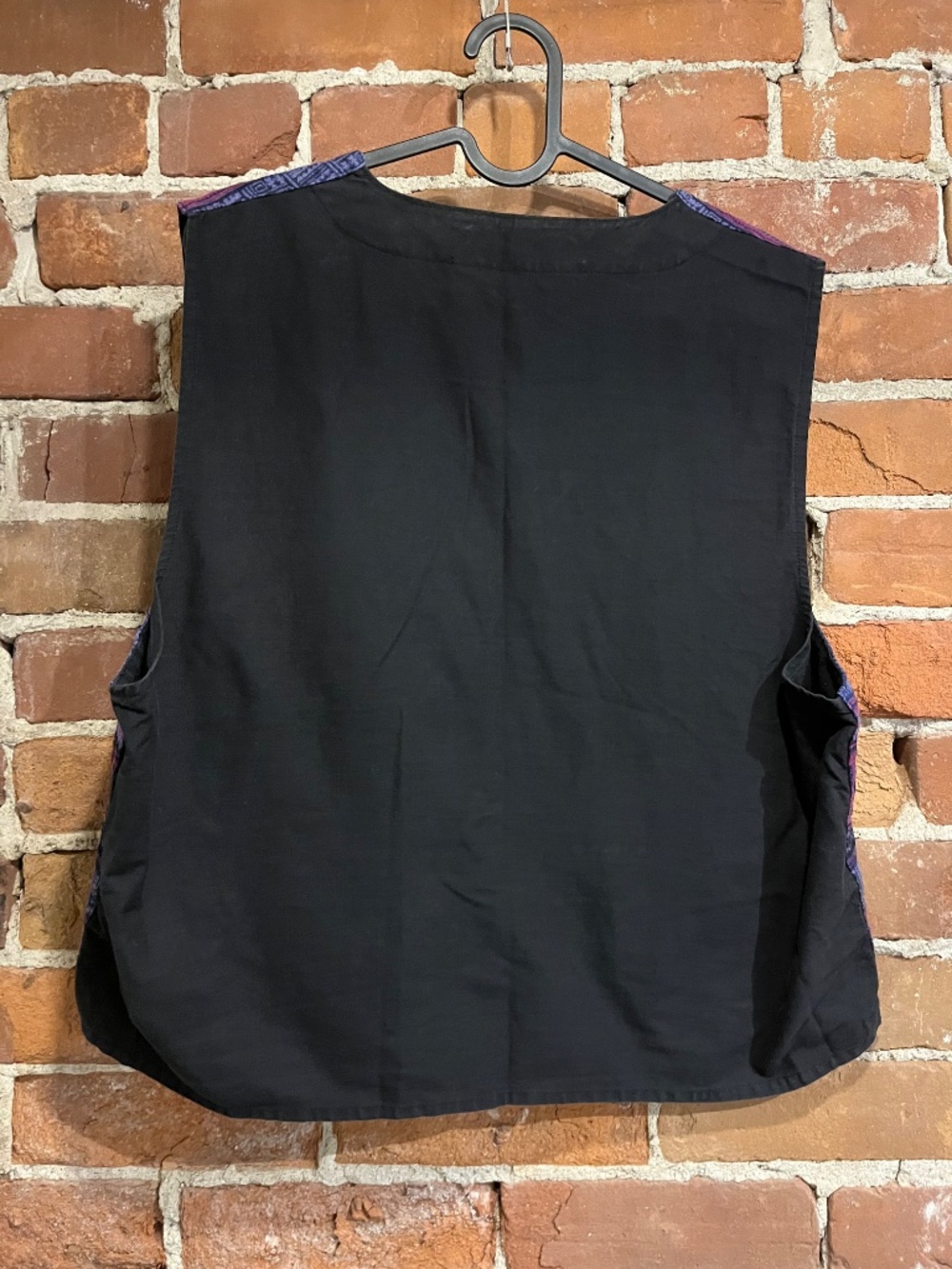 Vintage Wary Folk Art Fashions Purple Pattern Vest - Picture 5 of 6